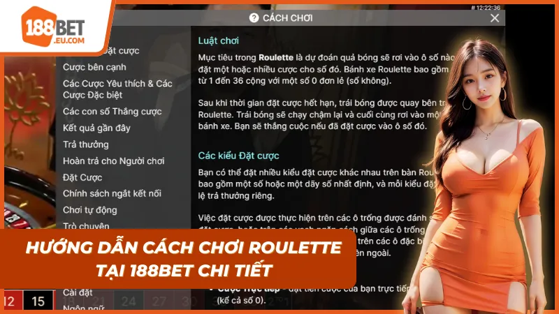 Hướng dẫn cách để tham gia Roulette tại 188bet cực kỳ chi tiết