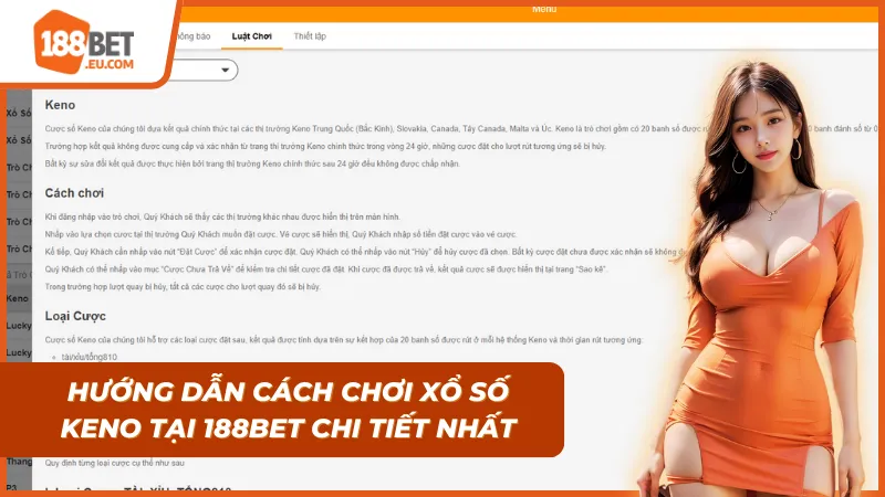 Minh họa hướng dẫn chơi Xổ Số Keno dễ hiểu nhất