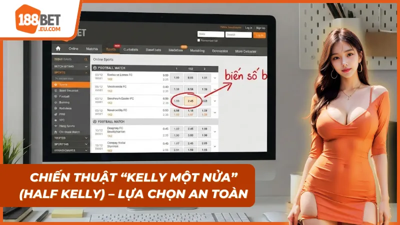 Chiến thuật “Kelly Một Nửa” biến thể của công thức Kelly